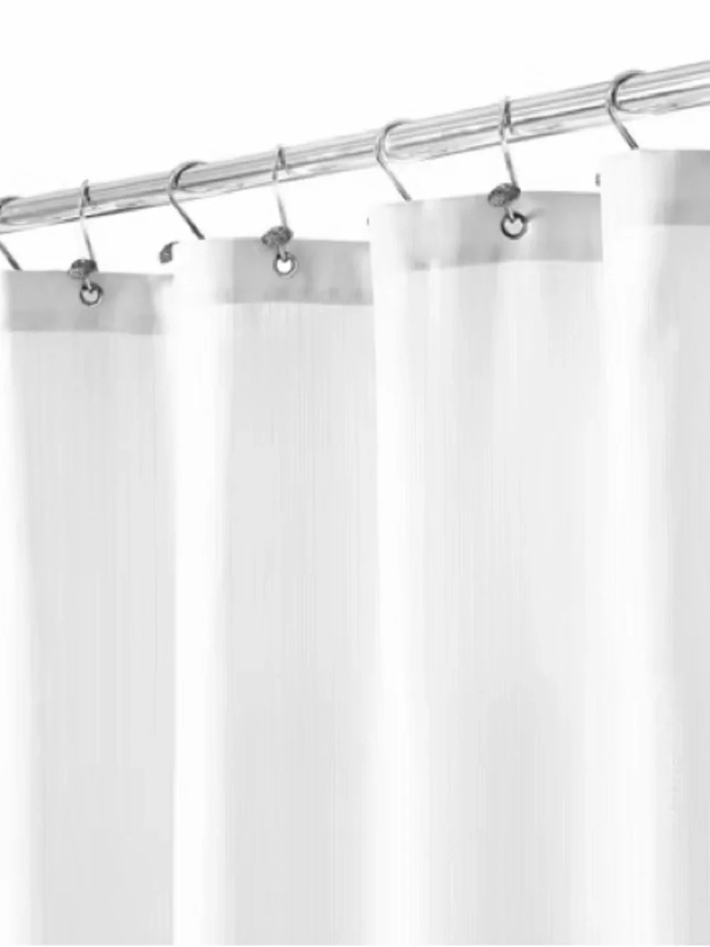 Made by Design Shower Curtain Liner White Fabric